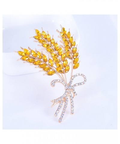 Brooches and Pins for Women Fashion Jewelry Fashion Accessories Sweater Wheat-Ear Brooch Ladies Jewelry For Women As Show $8....