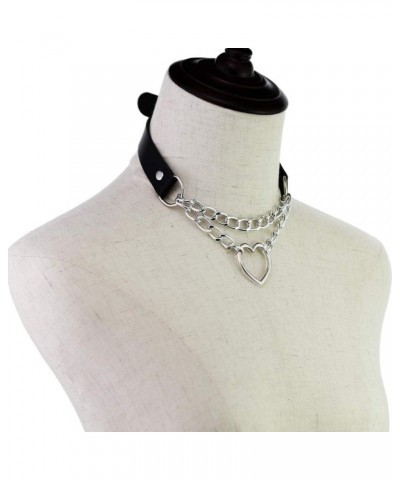 Choker Collar for Women Girls, Adjustable Rock Punk Choker Collar Necklace Red $7.83 Necklaces