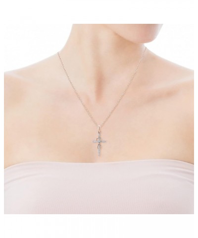 Cross Heart Necklace for Women Neutral Classic Cross Pendants for Men Women Birthday Valentine's Day Gifts $3.77 Necklaces