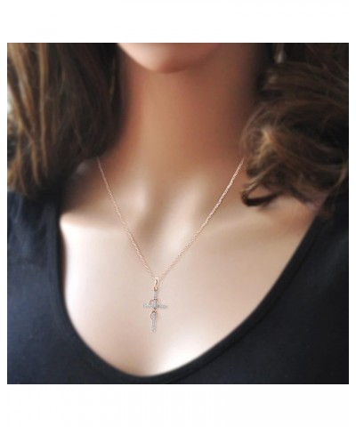 Cross Heart Necklace for Women Neutral Classic Cross Pendants for Men Women Birthday Valentine's Day Gifts $3.77 Necklaces