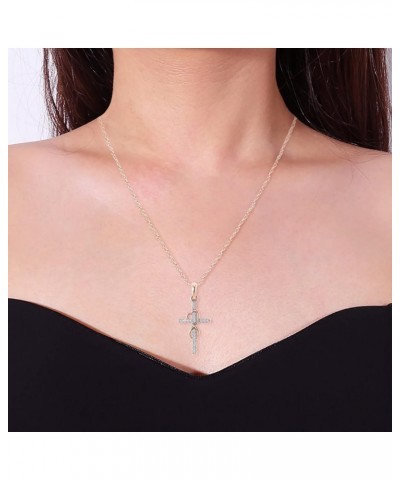 Cross Heart Necklace for Women Neutral Classic Cross Pendants for Men Women Birthday Valentine's Day Gifts $3.77 Necklaces