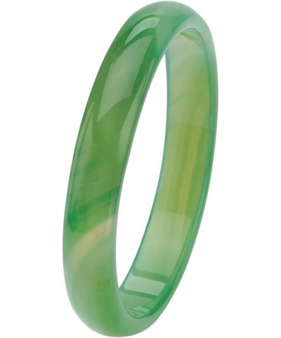 PalmBeach Genuine Green Agate Bangle Bracelet (13mm), 8.5 inches $29.89 Bracelets