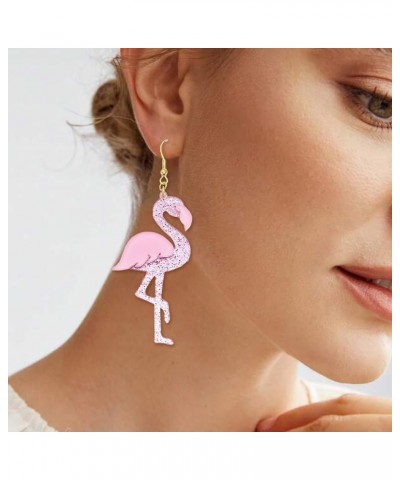 Candy Cane Earrings for Women Christmas Flamingo Earring Christmas Tree Earrings Christmas Gifts for Teen Girls 2023 I2:pink ...