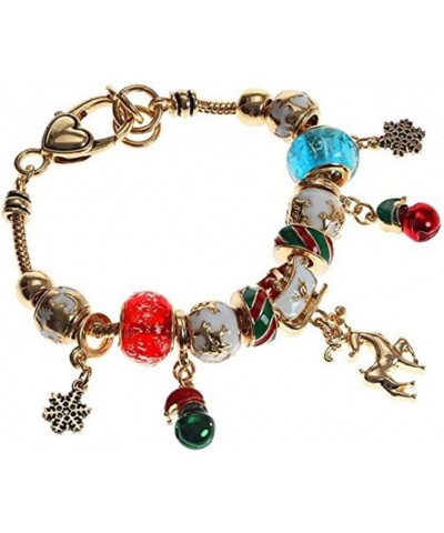 Christmas Bracelets Collection Chriatmas Goldetone Reindeer $9.43 Bracelets