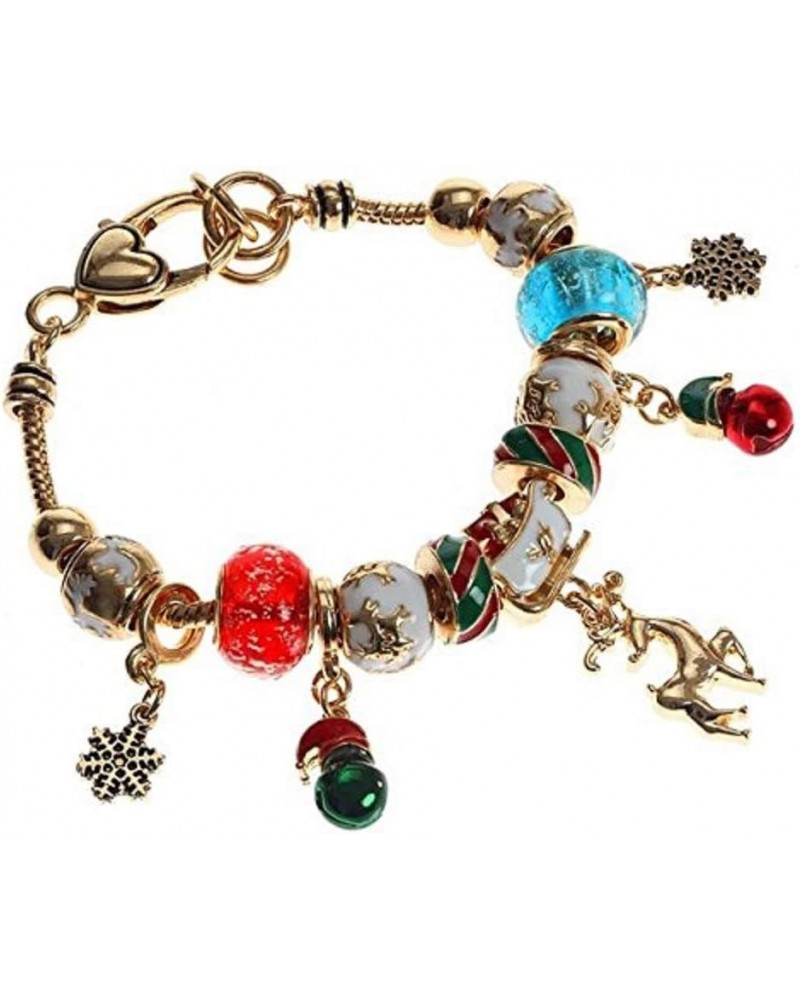 Christmas Bracelets Collection Chriatmas Goldetone Reindeer $9.43 Bracelets