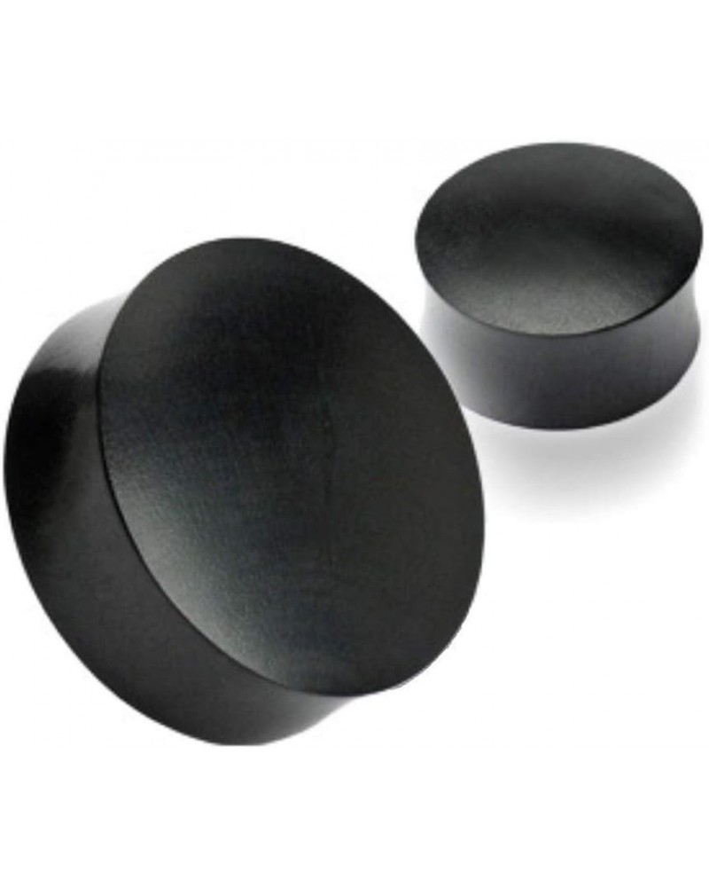 Black Areng Wood Saddle Fit Solid Organic Plugs 1.67" (42.5mm) $12.23 Body Jewelry