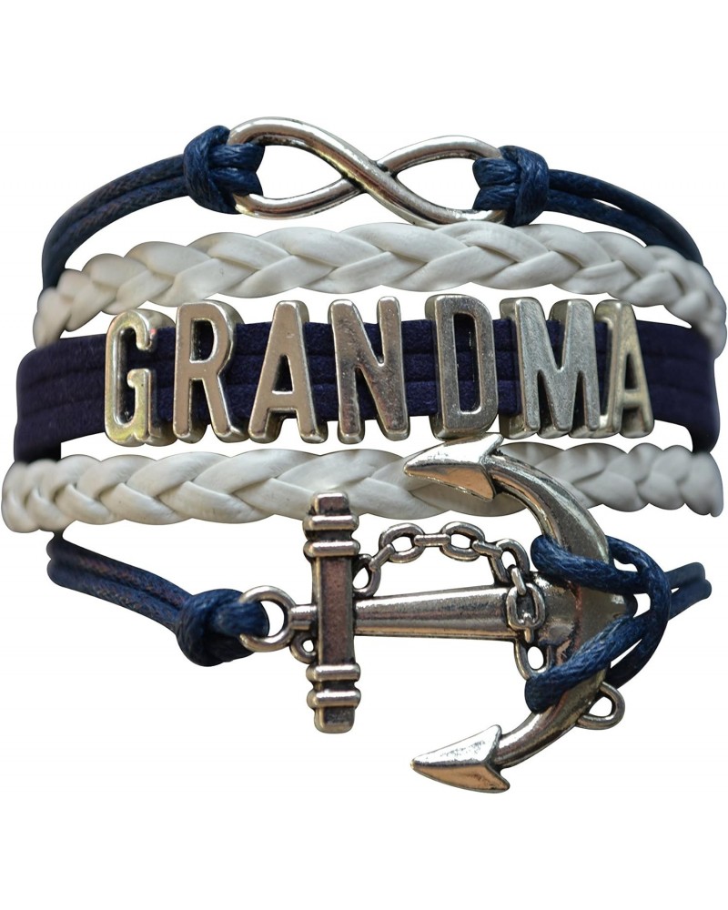 Grandma Charm Bracelet, Nautical Anchor Bracelet, Sailor Bracelet, Nautical Jewelry Grandma Jewelry, Great Grandma Gift $7.27...