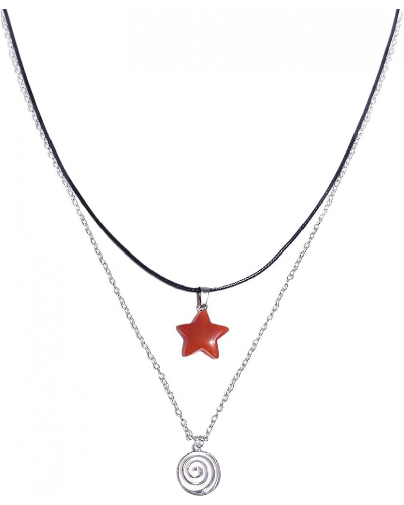 2Pcs Y2K Star Necklaces Set Gothic Star Necklace Y2K Accessories for Women Grunge Jewelry Necklace for Teen Girls Party Gift ...