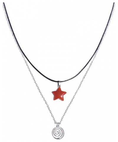 2Pcs Y2K Star Necklaces Set Gothic Star Necklace Y2K Accessories for Women Grunge Jewelry Necklace for Teen Girls Party Gift ...