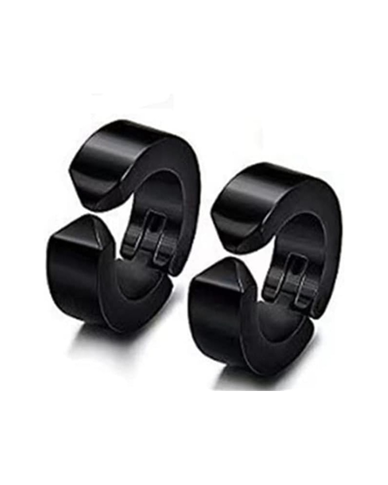 Anime Cosplay Earrings Titanium Steel Black Ear Clips Jewelry Halloween Costume Prop Gift 2PCS $11.99 Earrings