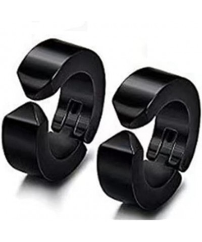 Anime Cosplay Earrings Titanium Steel Black Ear Clips Jewelry Halloween Costume Prop Gift 2PCS $11.99 Earrings