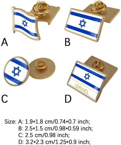 Israeli Flag Pin, Israel Flag National Lapel Pin Metal Patriotic Israel Lapel Pin Israeli Flag Pin Brooch, Pray For Israel B ...