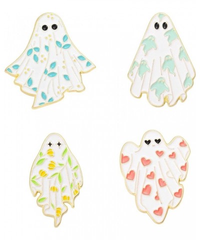 1/4pcs Halloween Cute Ghost Enamel Brooch Pin, Gothic Badges Halloween Pins, Enamel Love Heart Leaf Ghost Pins Jewelry Gifts ...