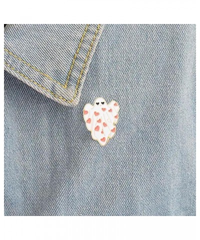 1/4pcs Halloween Cute Ghost Enamel Brooch Pin, Gothic Badges Halloween Pins, Enamel Love Heart Leaf Ghost Pins Jewelry Gifts ...