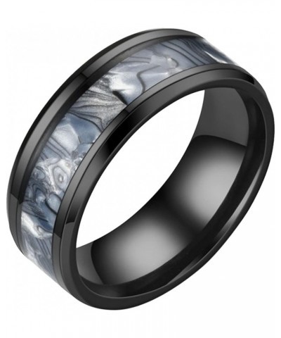 Mens Women Wedding Rings Fashion Jewelry Engagement Rings Opal Sapphire Bridal Band Promise Rings (White, 10) Blue-a 10 $5.93...