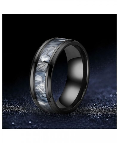 Mens Women Wedding Rings Fashion Jewelry Engagement Rings Opal Sapphire Bridal Band Promise Rings (White, 10) Blue-a 10 $5.93...