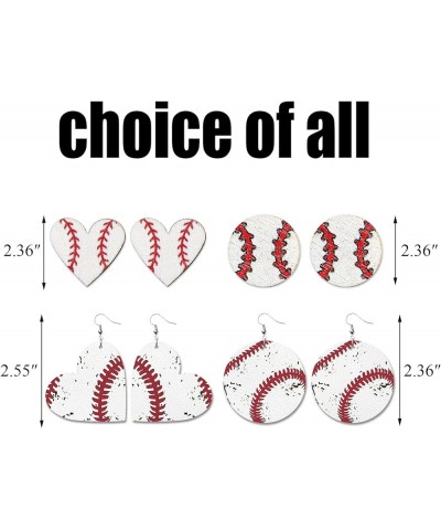 Baseball Earrings for Women Sports Earrings Baseball Lover Gifts for Girls Baseball Party Favors Holiday Party Game Day Jewel...