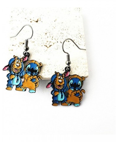 Stitch Earrings Metal Cartoon Earrings Gifts for Woman and Men Girl 4 $9.82 Earrings