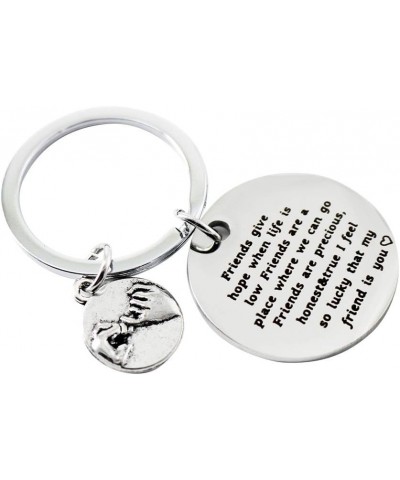 Thank You Gift To My Best Friends Keychain Friendship Gift Keychain My Friend is You $8.99 Pendants