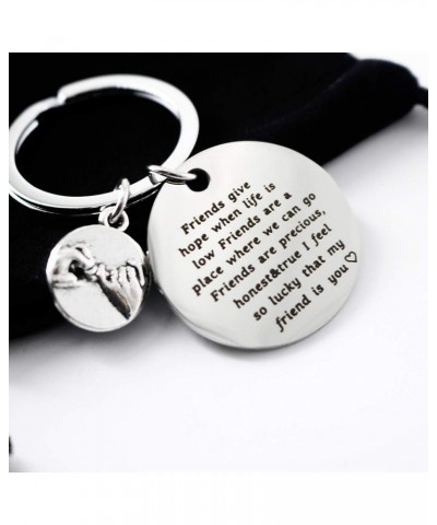 Thank You Gift To My Best Friends Keychain Friendship Gift Keychain My Friend is You $8.99 Pendants