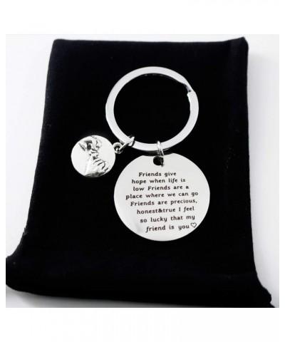 Thank You Gift To My Best Friends Keychain Friendship Gift Keychain My Friend is You $8.99 Pendants