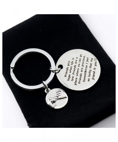 Thank You Gift To My Best Friends Keychain Friendship Gift Keychain My Friend is You $8.99 Pendants