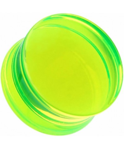 Basic Acrylic Double Flared WildKlass Ear Gauge Plug (Sold as Pairs) 5/8" (16mm) Green $9.53 Body Jewelry