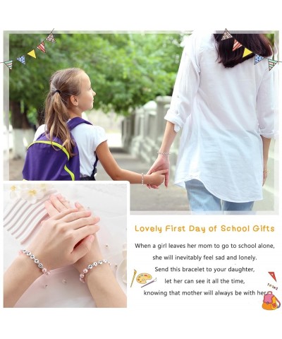 First Day of School/Kindergarten/Preschool/1st-5th Grade Bracelets for Mom and Daughter Bracelet Back to School Bracelets Gif...