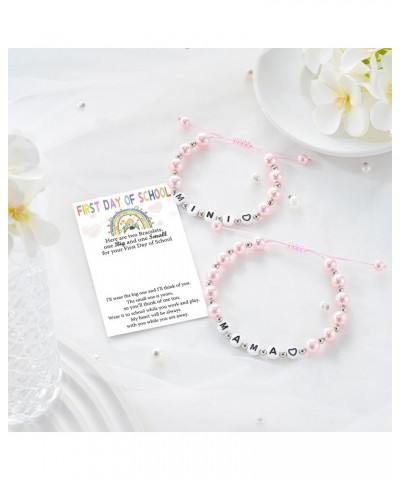 First Day of School/Kindergarten/Preschool/1st-5th Grade Bracelets for Mom and Daughter Bracelet Back to School Bracelets Gif...