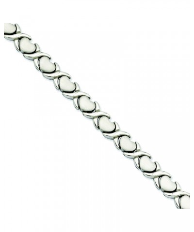 Stainless Steel Stampato 7.5in Bracelet $24.40 Bracelets