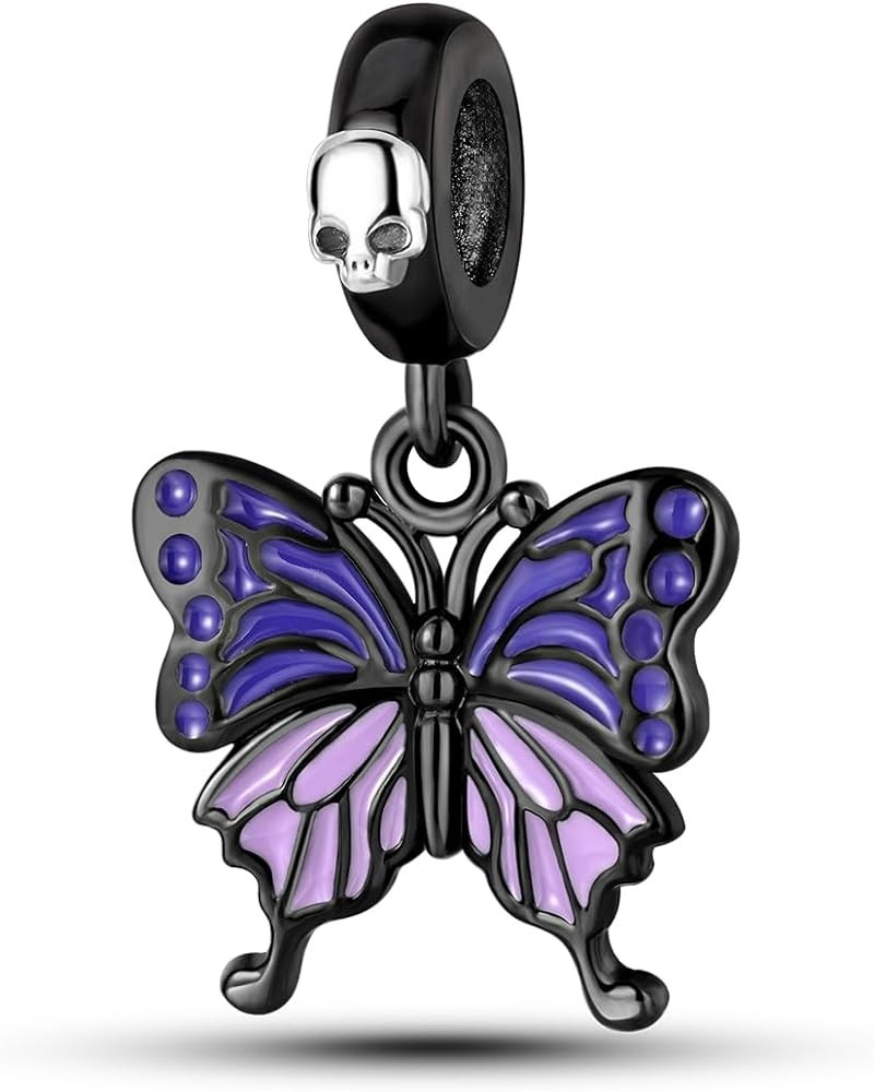 925 Sterling Silver Charms for Bracelets and Necklaces Beads Dangle Pendants Jewelry Gifts for Women Girls Dusky Butterfly $1...