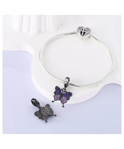 925 Sterling Silver Charms for Bracelets and Necklaces Beads Dangle Pendants Jewelry Gifts for Women Girls Dusky Butterfly $1...