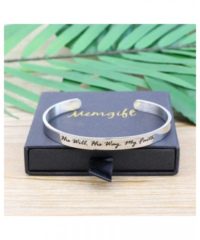 ????????? ????????? for ????? Inspirational Religious Gifts for Her Bible Verse Bapstism Jewelry Cuff Bangle He calls me beau...