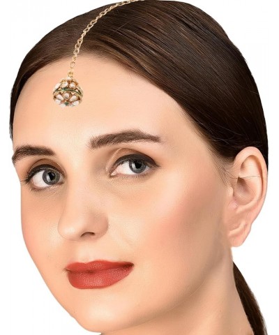 Indian Bollywood Stylish Contemporary Designer Jewelry Hand Head Wedding Accessory Kaleera Mangtika in Gold or Silver Tone fo...