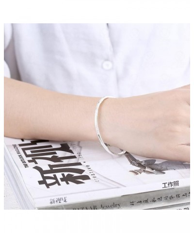 Sterling Silver Bangle Bracelet, Fashion Simple Open Bangles Cuff bracelets for Women Girls Gold3 $9.85 Bracelets