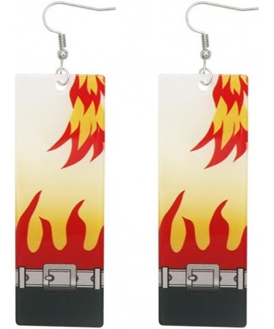 Anime Kamado Tanjiro Hanafuda Earrings - Kimetsu No Yaiba Hanafuda Earrings - Cosplay Accessories For Womens Girls F $9.00 Ea...