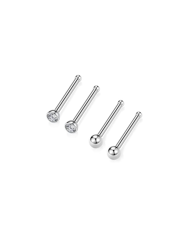 G23 Titanium Nose Ring Hoop 20G 18G Nose Rings Studs Screw L-Shaped Nose Hoop Nose Stud Tragus Cartilage Helix Earrings Hoop ...