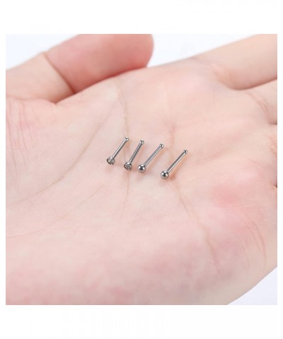 G23 Titanium Nose Ring Hoop 20G 18G Nose Rings Studs Screw L-Shaped Nose Hoop Nose Stud Tragus Cartilage Helix Earrings Hoop ...