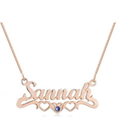 Personalized Sterling Silver Name Necklace Custom Made Any name Pendant Necklace $26.67 Necklaces