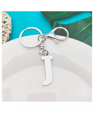 Letter Key Chains Women Alphabet Letter A-Z Keychain Alphabet Initial Pendant with Key Ring Letter Key Chains Men Alphabet Le...