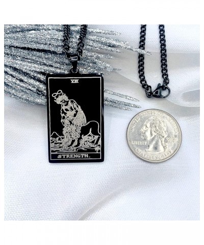 Tarot Card Necklace - Tarot Necklace for Women & Men - Tarot Card Jewelry - Stainless Steel Rider Waite Tarot Necklace - Zodi...