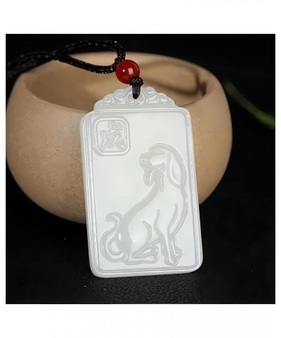 Double-sided carving exquisite fashion Pendant Necklace Master Fine Polishing Amitabha-dog $7.57 Necklaces