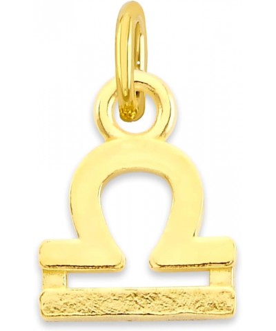 Solid 10k Gold Zodiac Charm Available in A-Z, Tiny Cute Horoscope Jewelry Taurus $14.62 Pendants