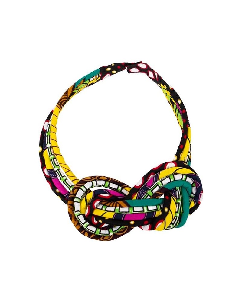 Women's Handmade Necklaces Ankara Kente Necklace Multi Strand African Wax Collar Multi 11 $16.18 Necklaces