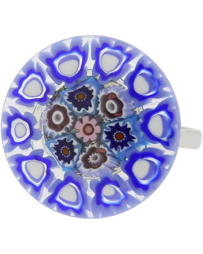 GlassOfVenice Murano Glass Millefiori Ring $17.79 Rings