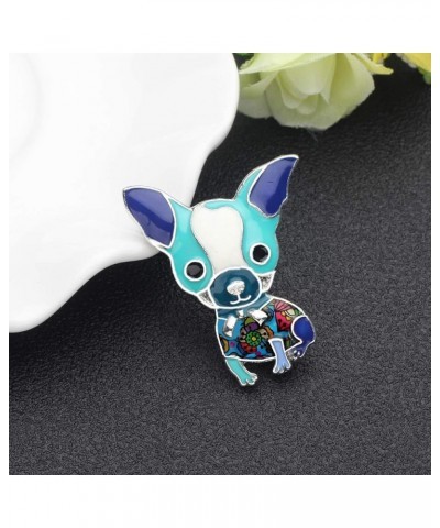 Enamel Alloy Sweet Chihuahua Dog Brooches Pin Jewelry For Women Girls Novelty Gift Charms Blue $10.25 Brooches & Pins