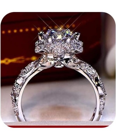 Wedding Bands Engagement Rings for Women Vintage14K Gold Plated 925 Sterling Silver Cubic Zirconia Promise Rings for Her Infi...