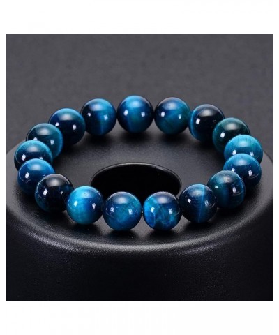 Natural Tiger Eye Bracelet Stress Relief Elastic Yoga Agate Beads Bracelet Bangle for Men Women stype4 $8.63 Bracelets