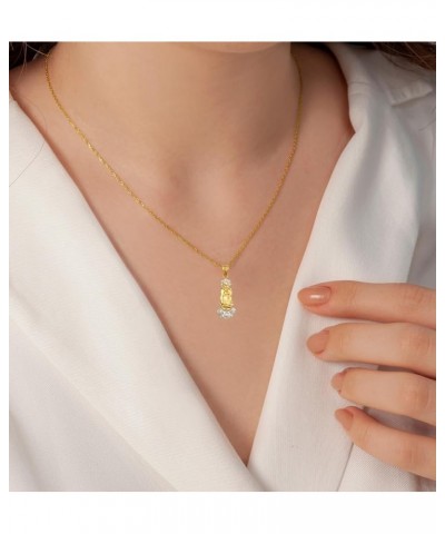 Our Lady Of Guadalupe Rose Flower Pendant Necklace Fine Real Solid 10Kt Gold 10K Yellow Gold $43.19 Necklaces