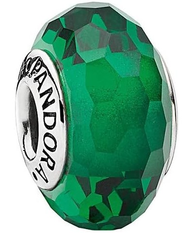 Green Faceted Murano Glass Charm 791619 $26.19 Bracelets